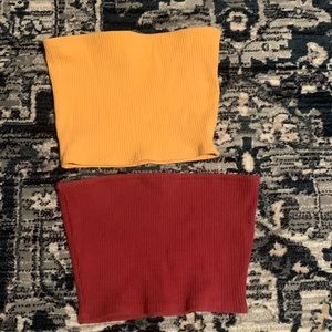 Urban outfitters crop tube tops